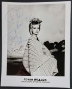 Toyah Wilcox Original Signature