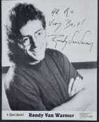 Randy Van Warmer Original Signature