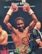 Nigel Benn Original Signature