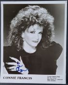 Connie Francis Original Signature