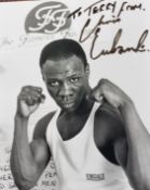 Chris Eubank Original Signature