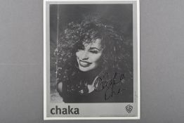 Chaka Khan Original Signature