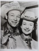 Roy Rogers & Dale Evans Original Signatures