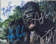 Jack Black, Andy Serkis & King Kong Cast Original Signatures