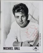 Michael Ball Original Signature