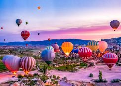 5 x Hot Air Balloon Jigsaw Puzzles