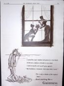 Guinness 87 Years-Old Genuine Advert 1938 Love Lost: G.E.771