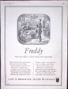 Guinness 1955 70 years-Old Genuine 68 Years-Old Print Freddy G.E.2334-A