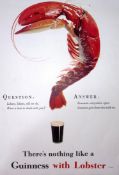 Guinness 86 Years-Old Advert 1939 Nothing Like a Lobster G.E.860-A
