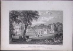 Cornwall Lanhydroc Antique 193 Years-Old Steel-Engraving-4
