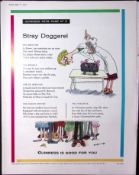 Guinness 1961 Original 64 Years-Old Print Stay Doggerel- G.E.3388-A