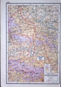 WW1 Western Front 1916-17 Battle Lines Battle of the Ancre Antique Map