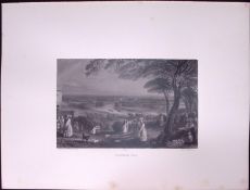 J.M.W Turner Rare “Richmond Hill London” 1873 Picturesque Views in England-54