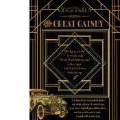 Great Gatsby Swinging 1920's American Art Deco Cocktail Metal Wall Art