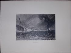 J.M.W Turner Rare “Whitehaven Cumbria” 1873 Picturesque Views in England -4