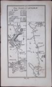 Ireland 245 Years -Old Antique Road Map Sligo, Castlebar, Mayo-222