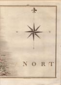 Blyth Tynemouth Shields Newbiggin John Cary’s Antique 231 Years-Old 1794 Map