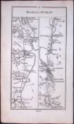 Ireland 245 Years -Old Antique Road Map Drogheda Dundalk, Newry, 4