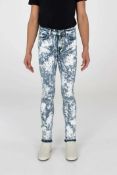 MJB Marc Jaques Burton Acid Wash Punk Crixus Jeans, Online Price £495, Size 32