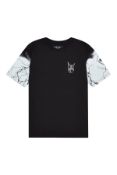 MJB Marc Jaques Burton Lightening Sleeves Festival T-Shirt, Online Price £205, Size XL.