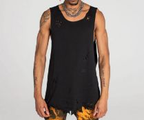 MJB Marc Jaques Burton Nudaveris Black Vest, Online Price £80, Size XL.