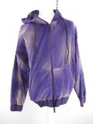 MJB Marc Jaques Burton Velvet Zip Hoodie, Size M - Sold Out