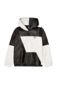 MJB Marc Jaques Burton X The Batman Two Tone Leather Hoodie, Online Price £950, Size Large