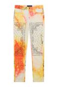 MJB Marc Jaques Burton Crixus Tie-Dye Paisley Jeans, Online Price £263, Size 34