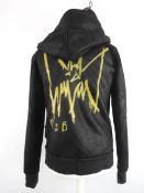 MJB Marc Jaques Burton Zip Double Hoodie Vegan Shearling Hoodie, Size L, Sold Out