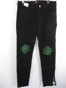 MJB Marc Jaques Burton Ripped Web Crixus Jeans Size 32, Online Price £475