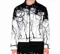 MJB Marc Jaques Burton Pax Lightning Denim Jacket, Online Price £505, Size XXL (54).