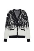 MJB Marc Jaques Burton Lightning Wool Mohair Blend Cardigan, Online Price £540, Size M.