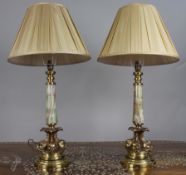 Fine Vintage Pair of French Empire Style Table Lamps
