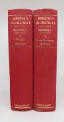 Two Volumes – Winston S. Churchill Biography by Randolph S. Churchill (1966, Heinemann)