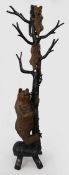 Antique Black Forest Carved Bear Coat Stand c.1890