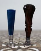Pair of Late 19th c. Agate Monogram Wax Seals