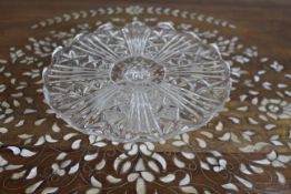Vintage Glass Cake Stand