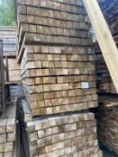 XL Pack of 99 4x4 Treated posts 100mm x 100mm 2.4m long
