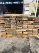 Pallet of 84 Treated Decking Boards 120mmm x 28mm 3.3m long