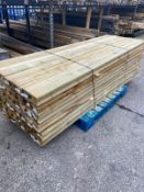 Pallet of 54 H Posts 100mm x 100mm 2.4m length