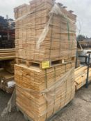 Pallet of 1100 lengths of Shiplap 12mm x 120mm 600mm lengths