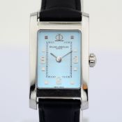 Title: Baume & Mercier / Hampton Tank Blue Dial MVO45139 - Lady's Steel WristwatchDescription: Brand