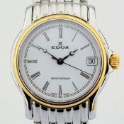 Title: Edox / Automatic Date - Gentlemen's Gold/Steel WristwatchDescription: Brand : Edox Model :