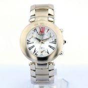 Title: Pierre Balmain / Bubble Swiss Chronograph Date - Gentlemen's Steel WristwatchDescription: