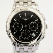 Title: Longines / Flagship Automatic Chronograph Date - Gentlemen's Steel WristwatchDescription: