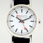 Title: Mondaine / SBB CFF FFS Official Swiss Railway Watch - (Unworn) Leather / UnisexDescription: