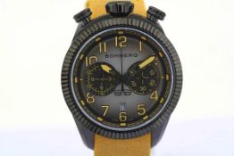 Title: Bomberg / Chronograph Bolt-68 - New - Gentlemen's Steel WristwatchDescription: Brand :