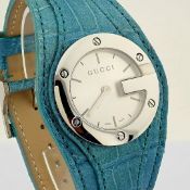 Title: Gucci / 104 - (Unworn) Lady's Steel Wrist WatchDescription: Brand : Gucci Model : 104