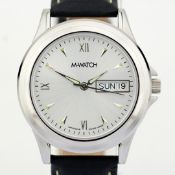 Title: Mondaine / M-Watch Day-Date - (Unworn) Gentlemen's Brass Wrist WatchDescription: Brand :