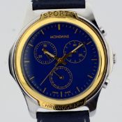 Title: Mondaine / Chronograph - (Unworn) Gentlemen's Steel Wrist WatchDescription: Brand :